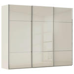 SCHWEBETÜRENSCHRANK  in Champagner  - Chromfarben/Champagner, KONVENTIONELL, Glas/Holzwerkstoff (242/223/68cm) - Novel