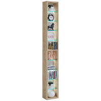 WANDREGAL 21/152/14 cm  - Sonoma Eiche, Design, Glas/Holzwerkstoff (21/152/14cm) - MID.YOU