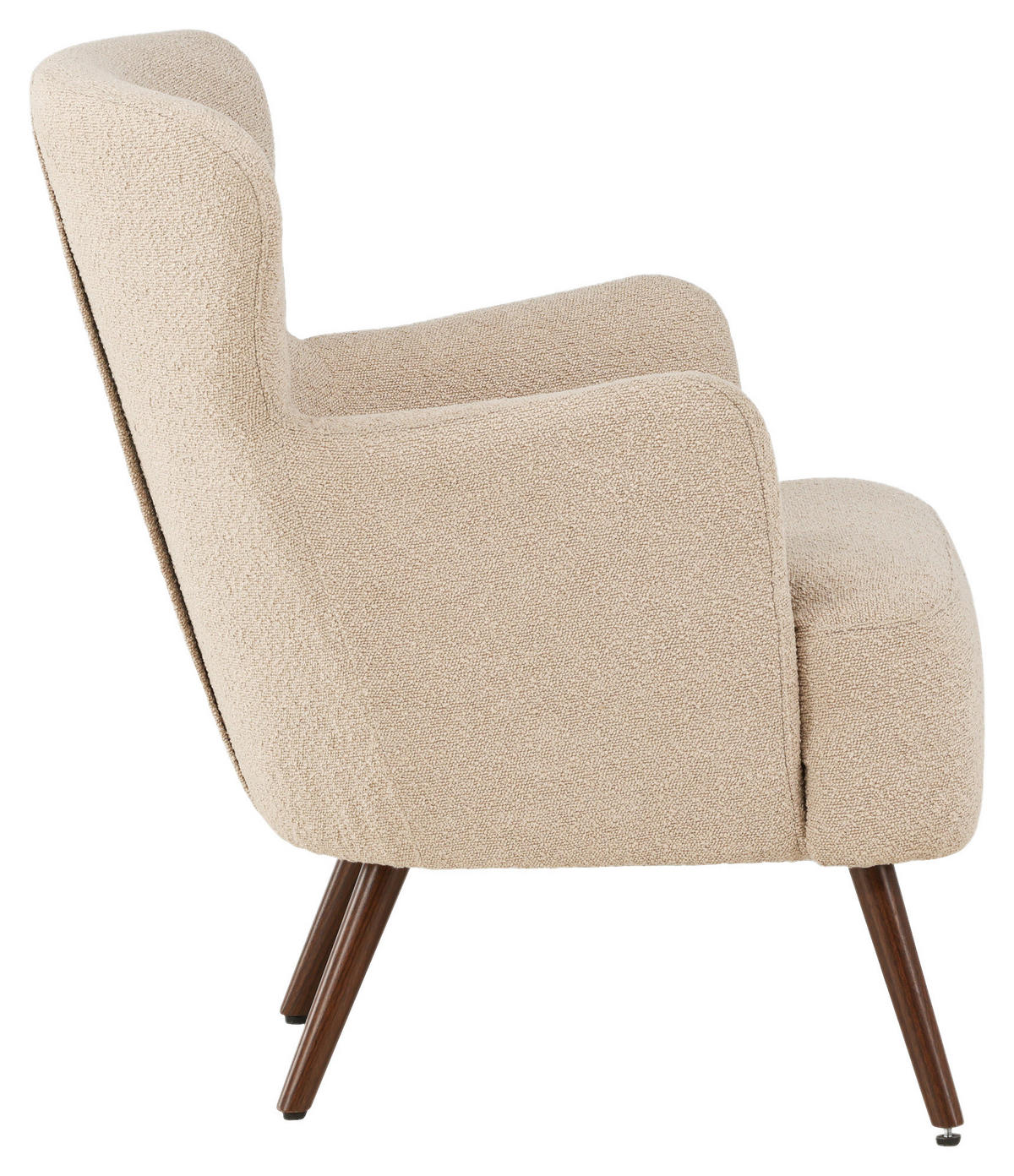 OHRENSESSEL Braun, Beige  - Beige/Braun, Design, Textil/Metall (76/85/77cm) - Livetastic