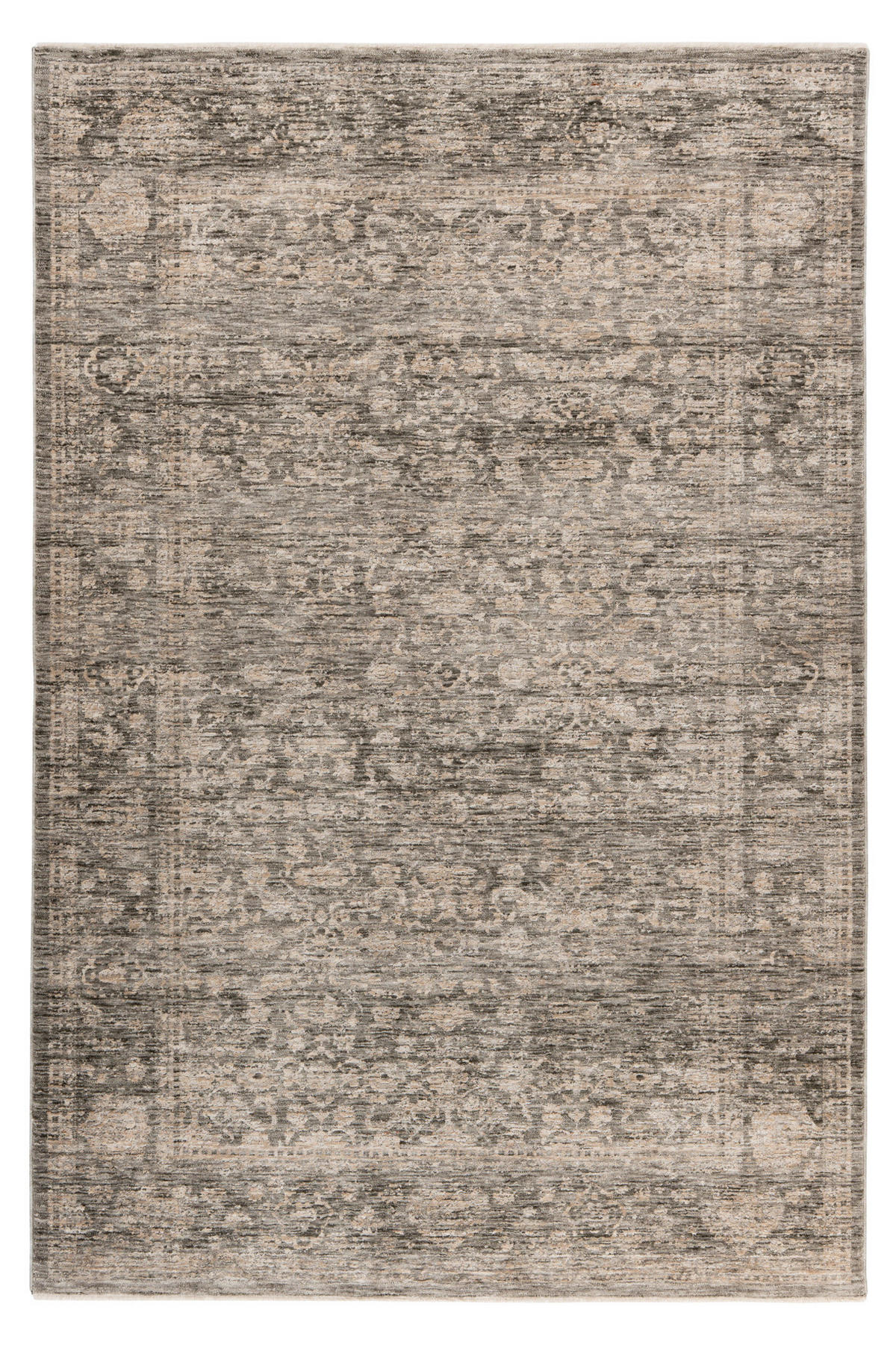 VINTAGE-TEPPICH 80/150 cm My Everest Grau  - Grau, Basics, Textil (80/150cm) - Obsession