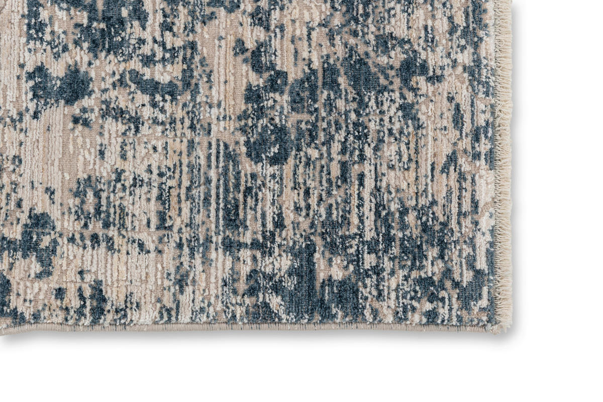WEBTEPPICH 200/290 cm Venosa Blau, Creme rechteckig  - Blau/Creme, KONVENTIONELL, Textil (200/290cm) - Astra
