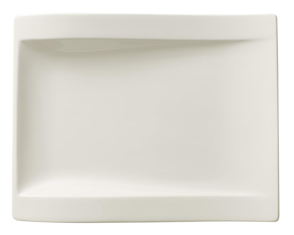 Fine China  FRÜHSTÜCKSTELLER  rechteckig  - Weiß, Basics, Keramik (20/26cm) - Villeroy & Boch