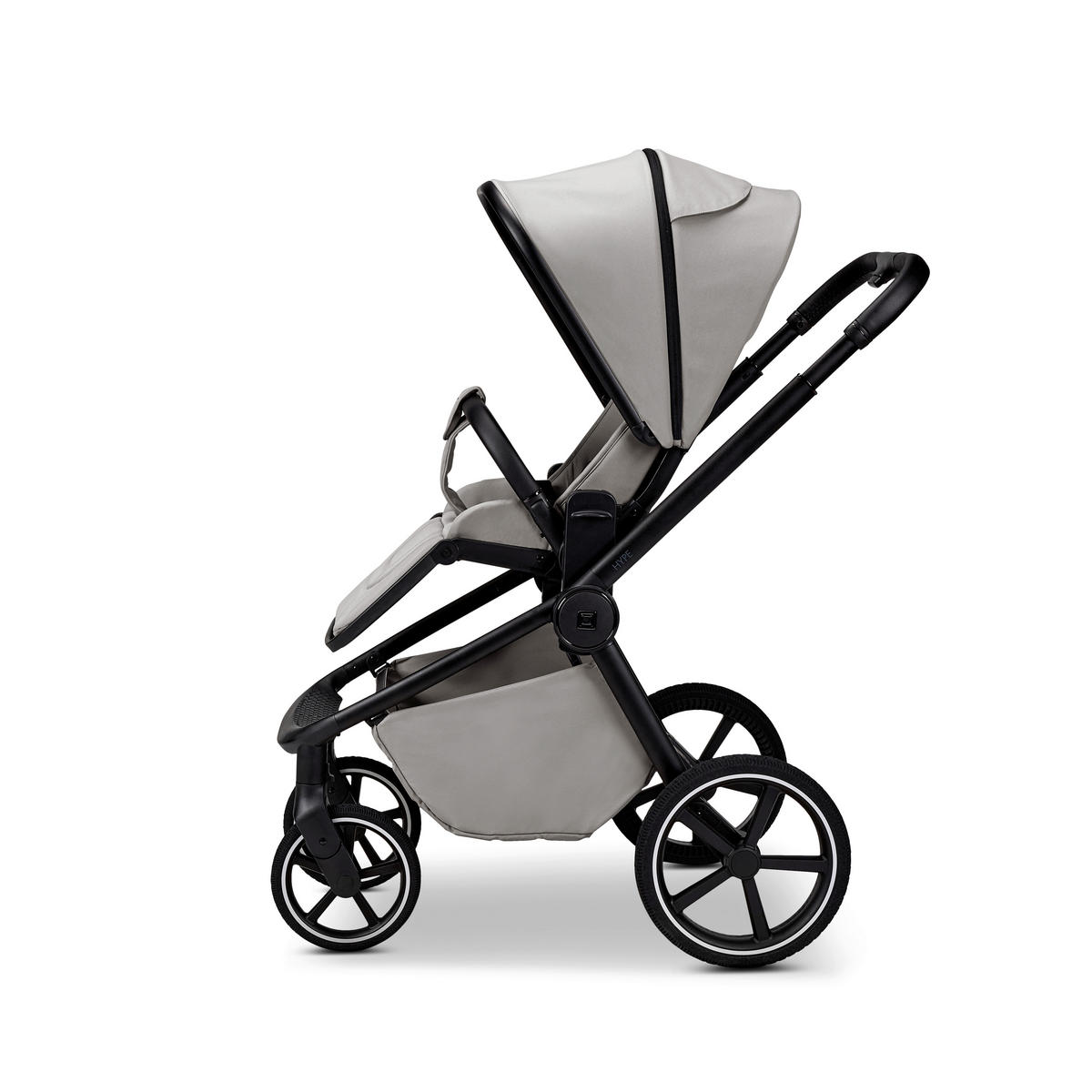 BUGGY Hype  - Blaugrau/Schwarz, Basics, Textil (96/57/114cm) - Moon