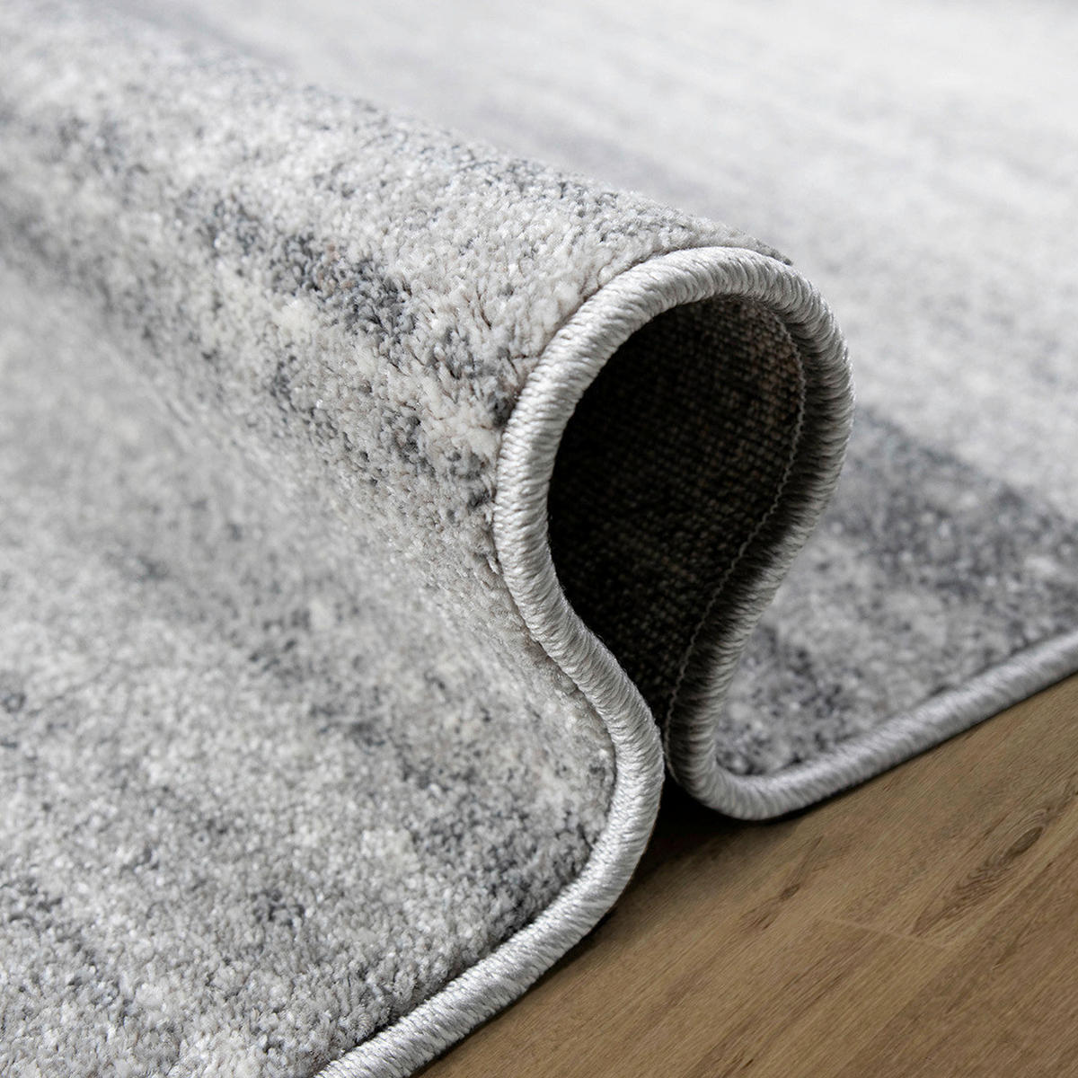 WEBTEPPICH 60/110 cm Mercur Grau  - Grau, Design, Kunststoff/Textil (60/110cm) - Novel