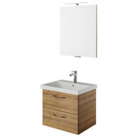 BADEZIMMER  in 60 cm  - Eichefarben/Weiß, KONVENTIONELL, Holzwerkstoff (60cm) - Pelipal