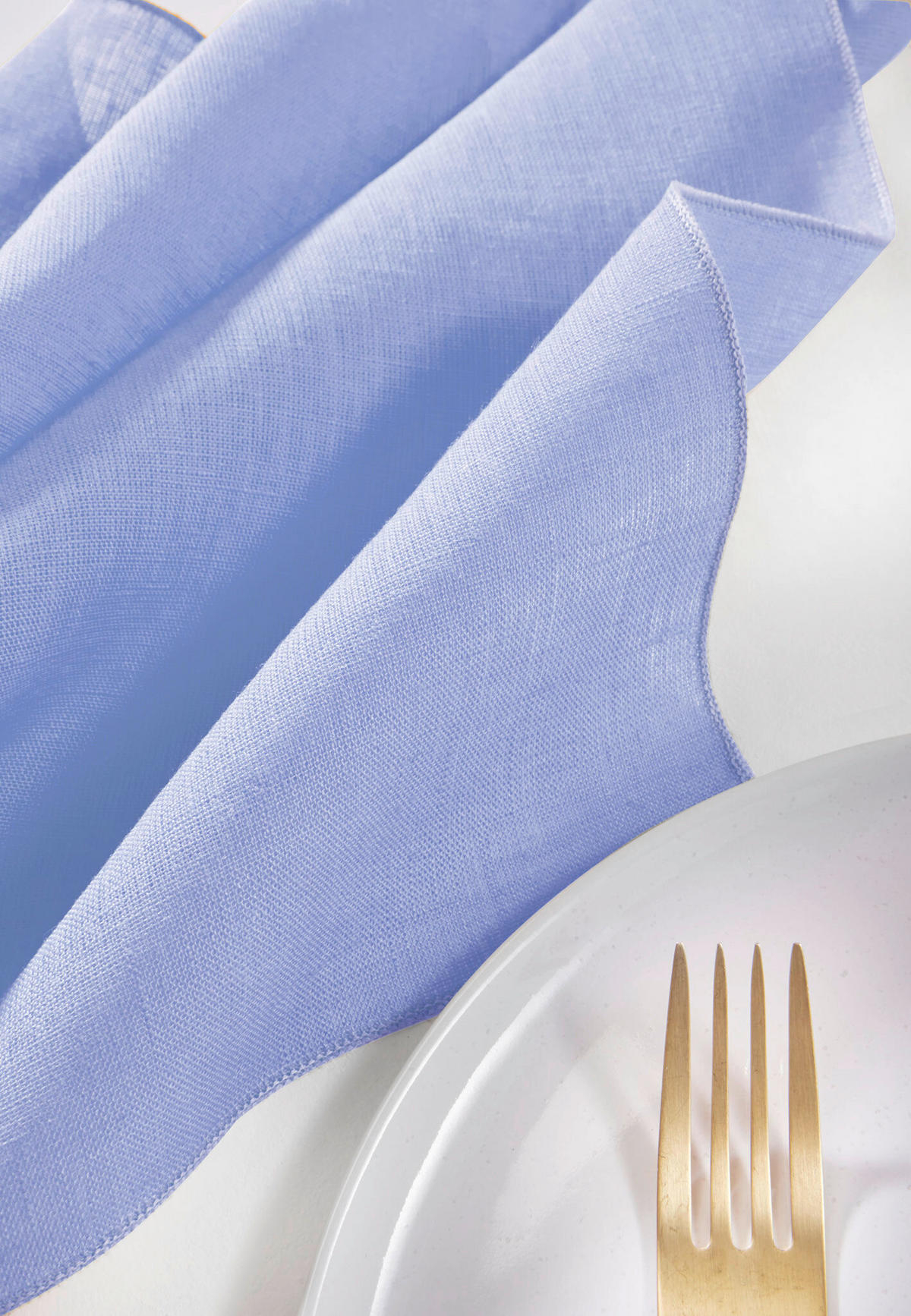 TYGSERVETT  45/45 cm  4 styck  - pastellblå, Basics, textil (45/45cm) - FYNCH-HATTON