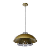 HÄNGELEUCHTE AVONMORE 40/40/148 cm  - Messingfarben, Basics, Glas (40/40/148cm) - Lucide