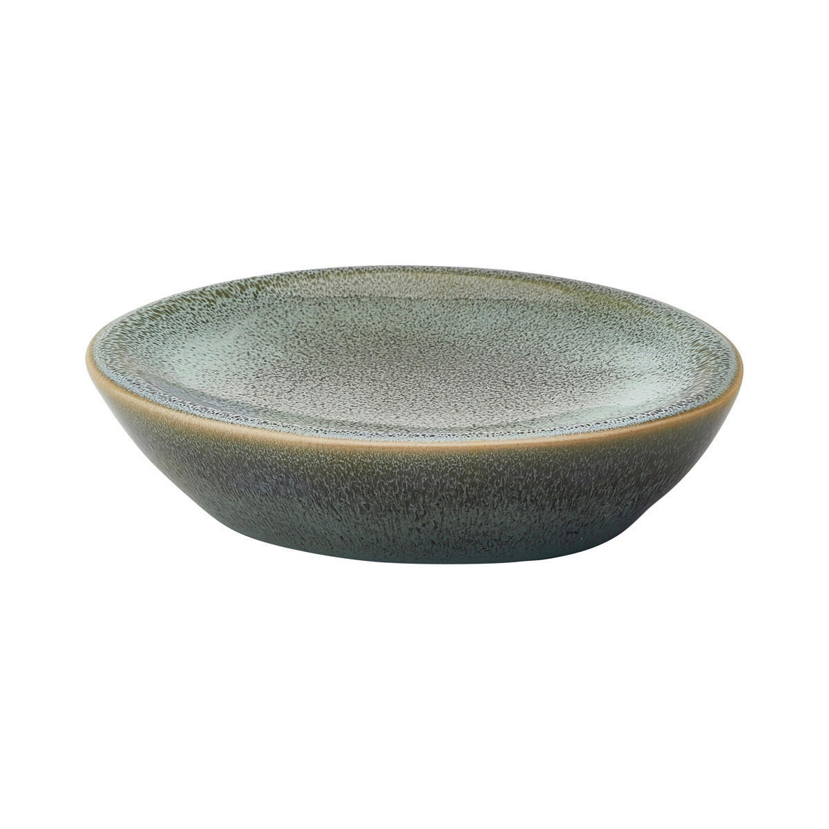 SEIFENSCHALE - Goldfarben/Grün, Trend, Keramik (10cm) - Aquanova