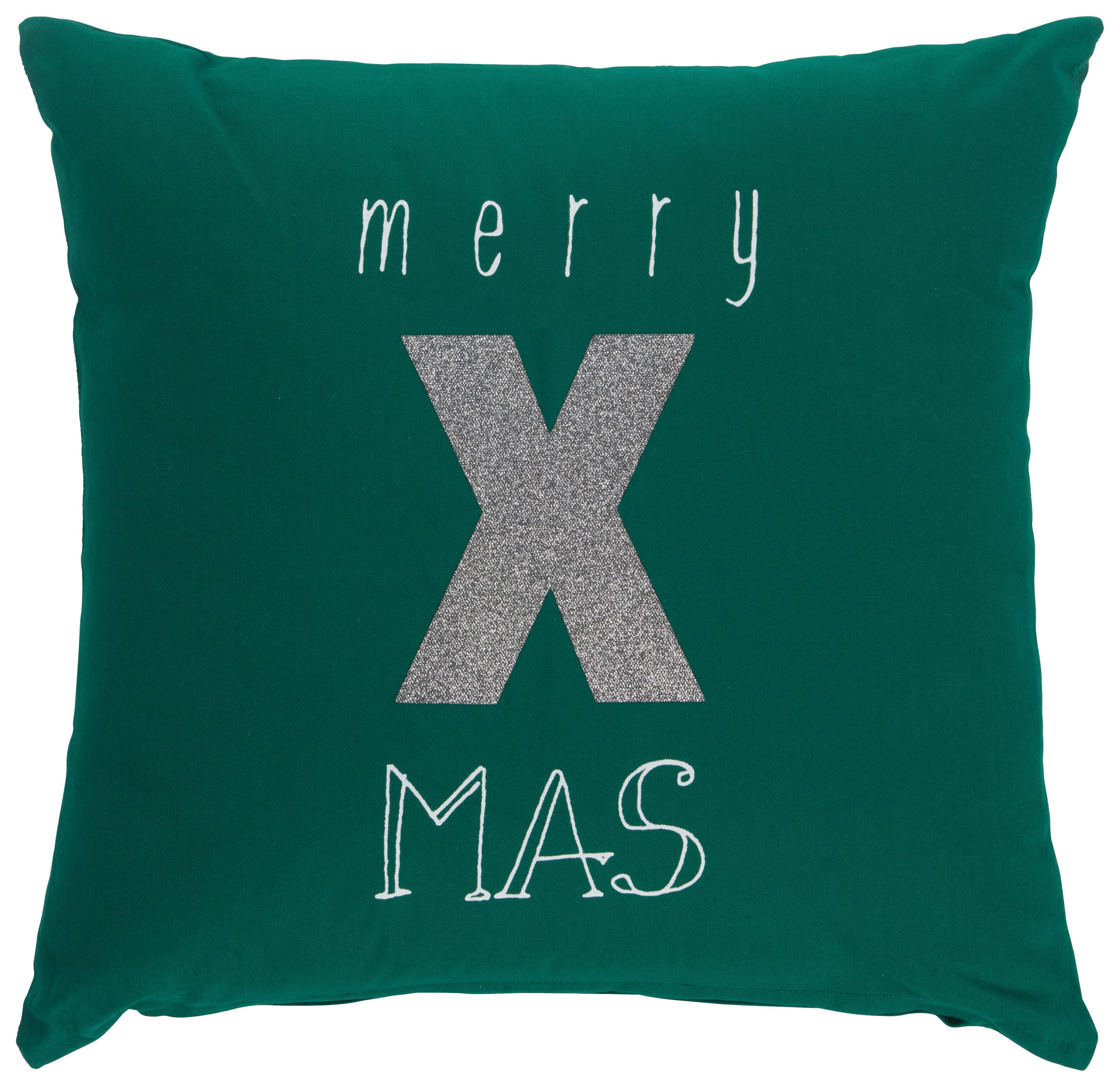 ZIERKISSEN  45/45 cm   - Grün, Trend, Textil (45/45cm) - X-Mas