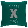 ZIERKISSEN  45/45 cm   - Grün, Trend, Textil (45/45cm) - X-Mas