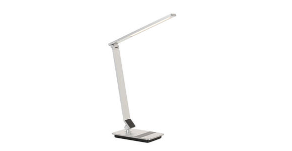 SCHREIBTISCHLEUCHTE - Alufarben, LIFESTYLE, Kunststoff/Metall (12,1/17,9/33cm) - Novel