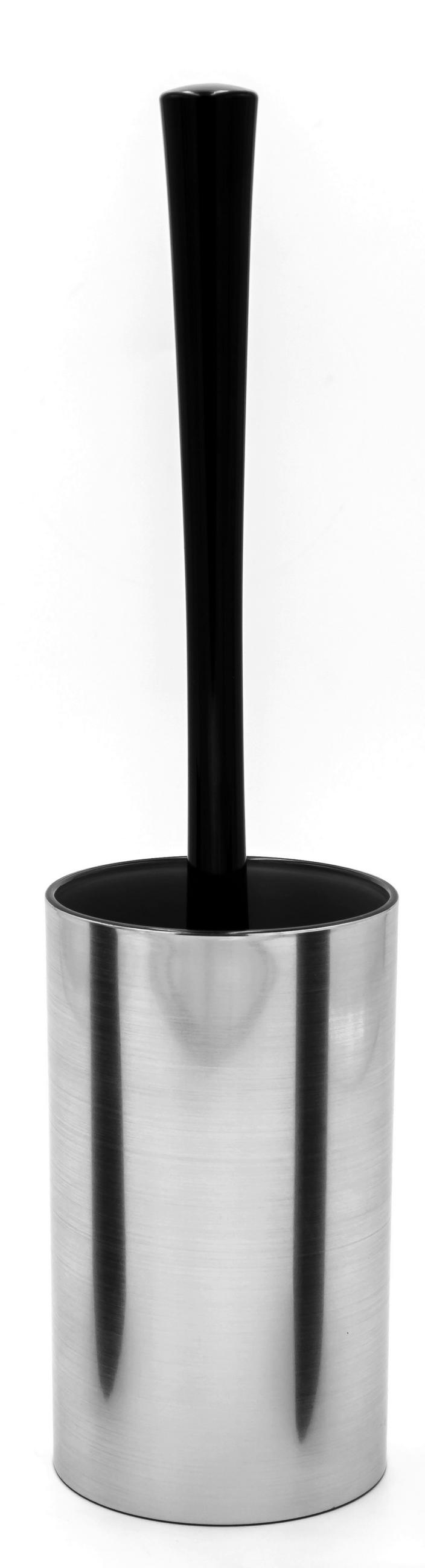 WC-BÜRSTE in Kunststoff  Kunststoff   - Titanfarben, Basics, Kunststoff (9/35cm)