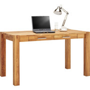 PISALNA MIZA les hrast - aluminij/hrast, Konvencionalno, umetna masa/les (140/76/70cm) - Linea Natura