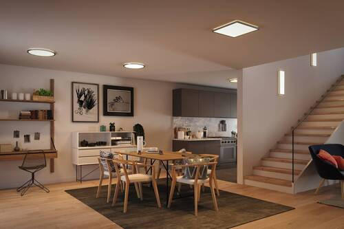 LED-PANEEL 42 cm  - Chromfarben, Basics, Kunststoff (42cm) - Paulmann
