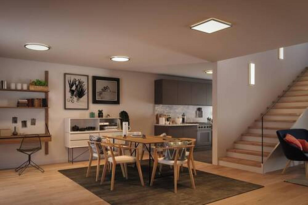 LED-PANEEL 58/20/2,8 cm   - Chromfarben, Basics, Kunststoff (58/20/2,8cm) - Paulmann