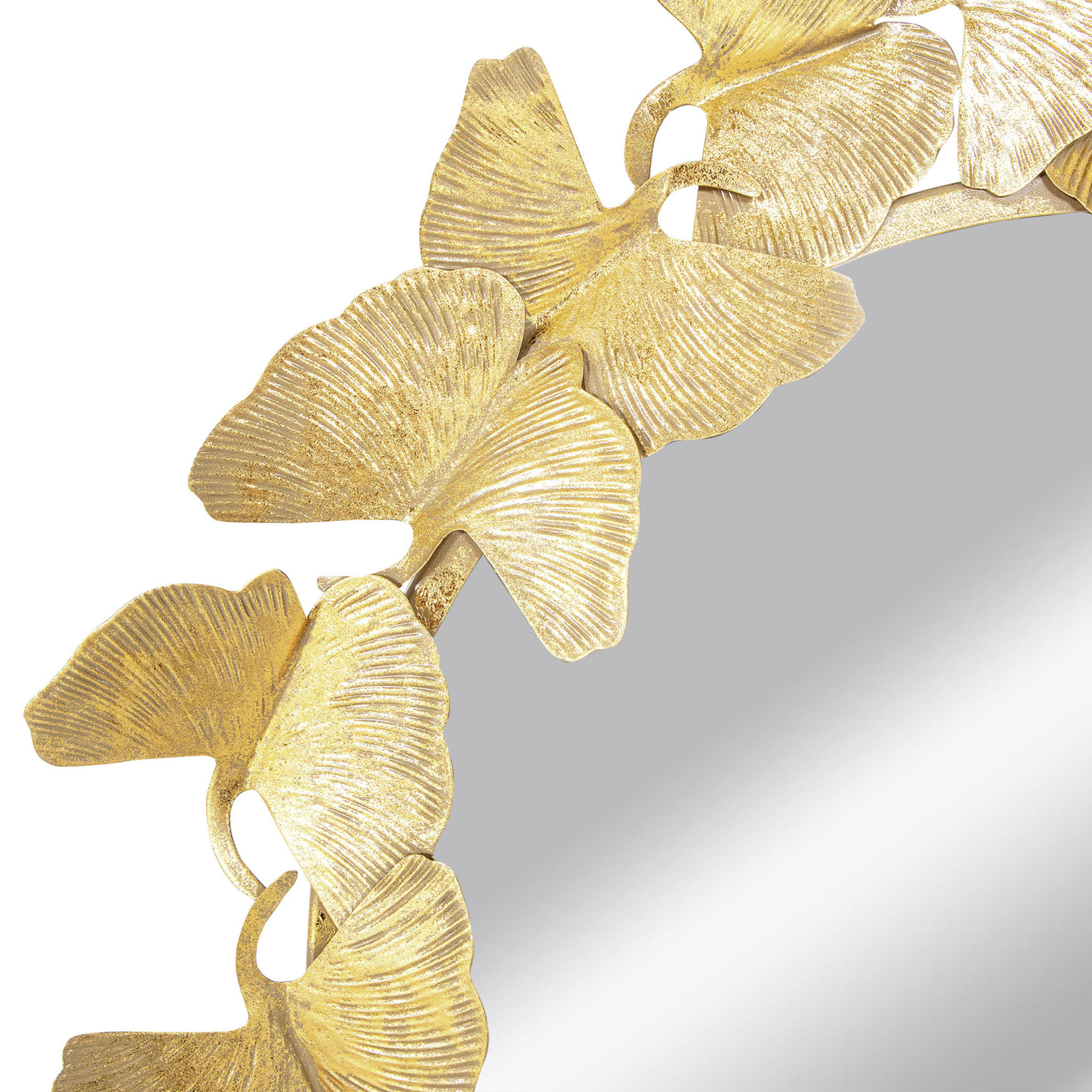 WANDSPIEGEL   83/4 cm  in  - Goldfarben, Trend, Glas/Metall (83/4cm)