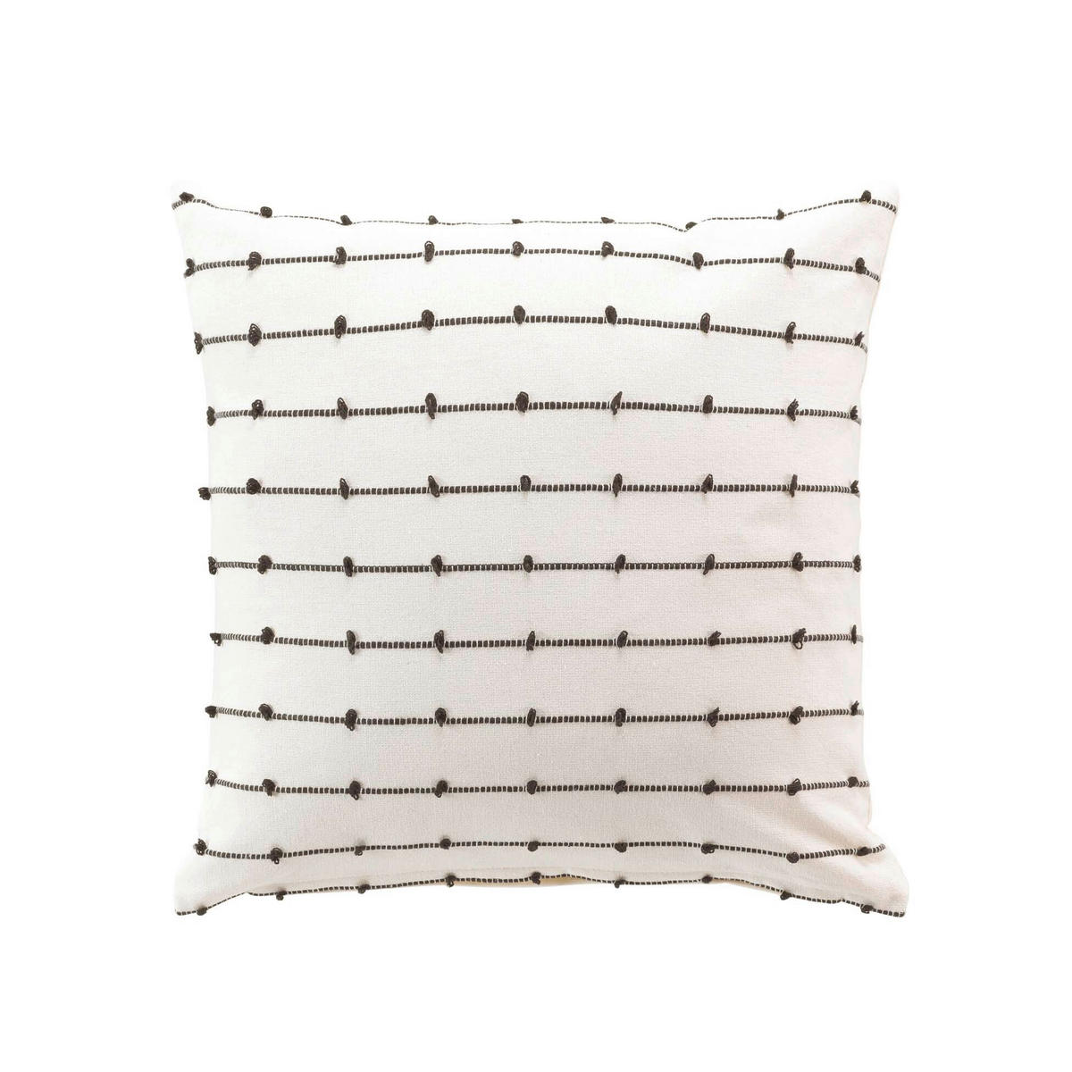 UKRASNI JASTUK   BROOK  - bela, Osnovno, tekstil (45/45cm)