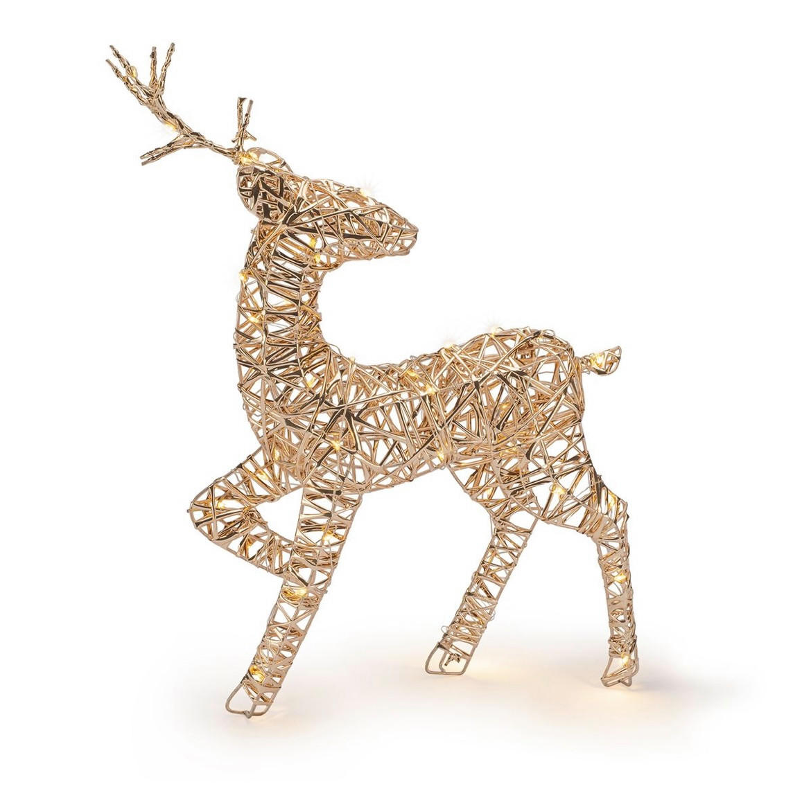 LED-DEKOLEUCHTE - Goldfarben, Basics, Kunststoff (32/10/47cm)
