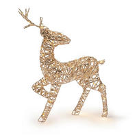 LED-DEKOLEUCHTE - Goldfarben, Basics, Kunststoff (32/10/47cm)