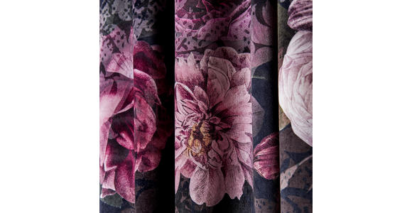 DEKOSTOFF per lfm Verdunkelung - Dunkelrot, Design, Textil (145cm) - Esposa