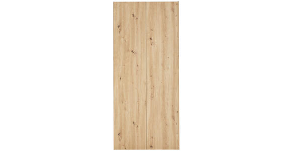 GARDEROBENSCHRANK in 80/180/34 cm - Anthrazit/Eiche Artisan, Design, Holzwerkstoff (80/180/34cm) - Hom`in