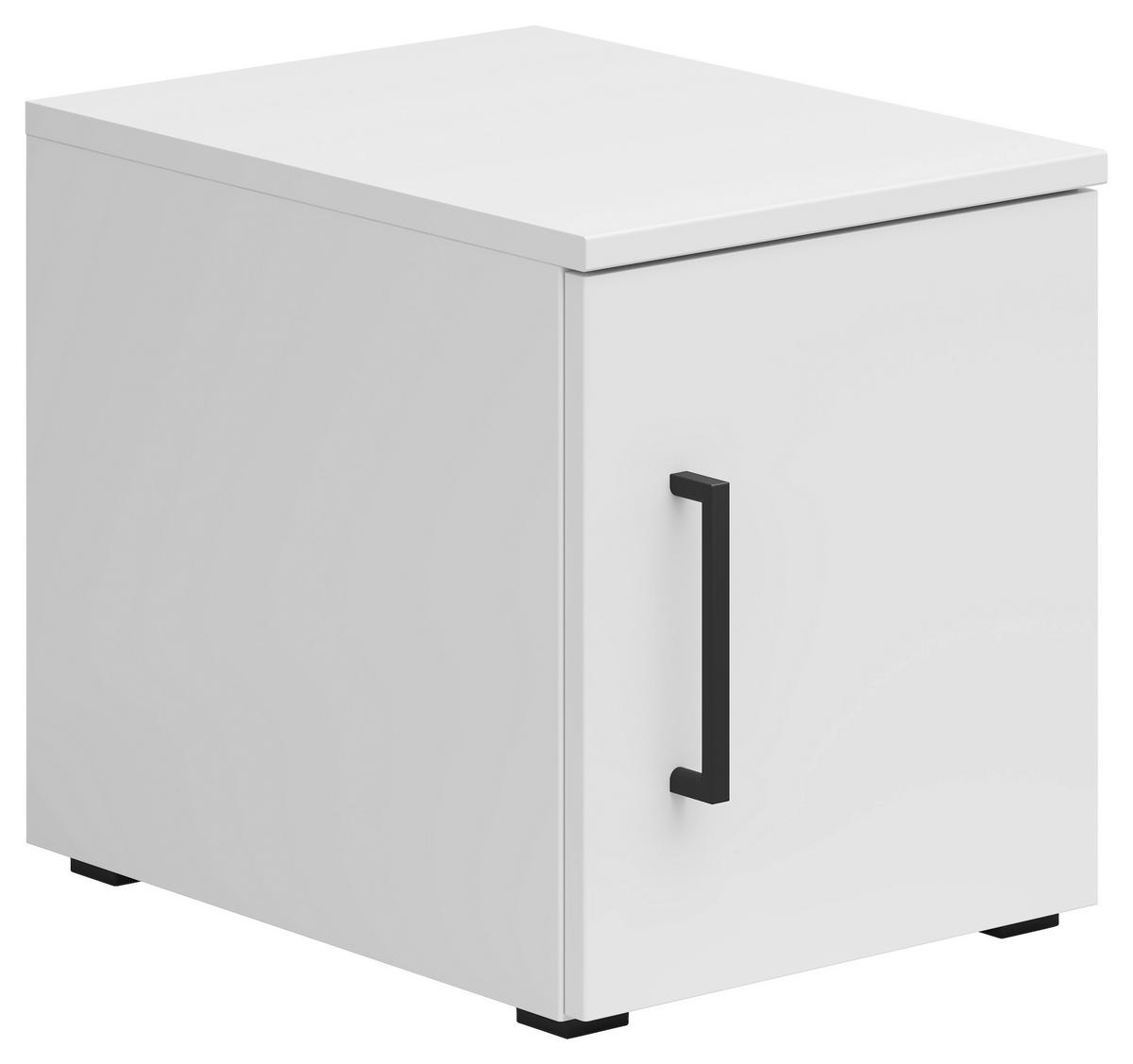 AUFSATZSCHRANK 30/35/40 cm  in  - Schwarz/Weiß, MODERN, Holzwerkstoff/Kunststoff (30/35/40cm) - Carryhome