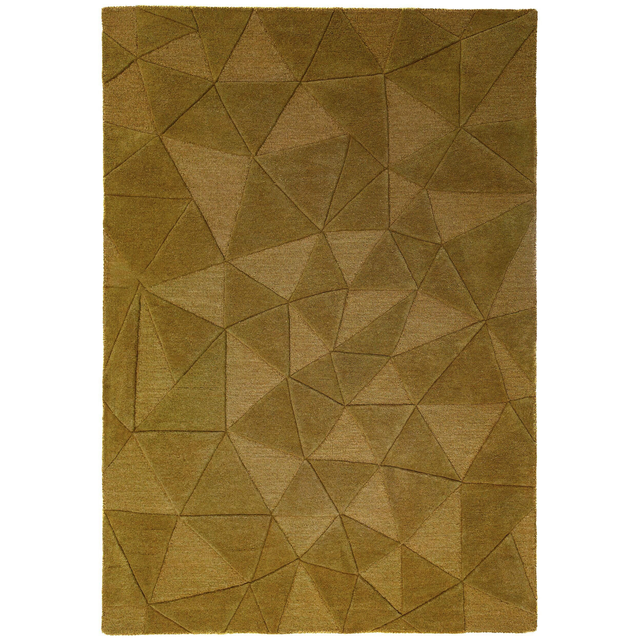 WOLLTEPPICH 160/230 cm Wiggle Goldfarben rechteckig  - Goldfarben, Basics, Textil (160/230cm) - Flair Rugs