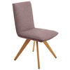 STUHL in Holz, Textil Altrosa  - Eichefarben/Altrosa, Design, Holz/Textil (48/91/63cm) - Koinor