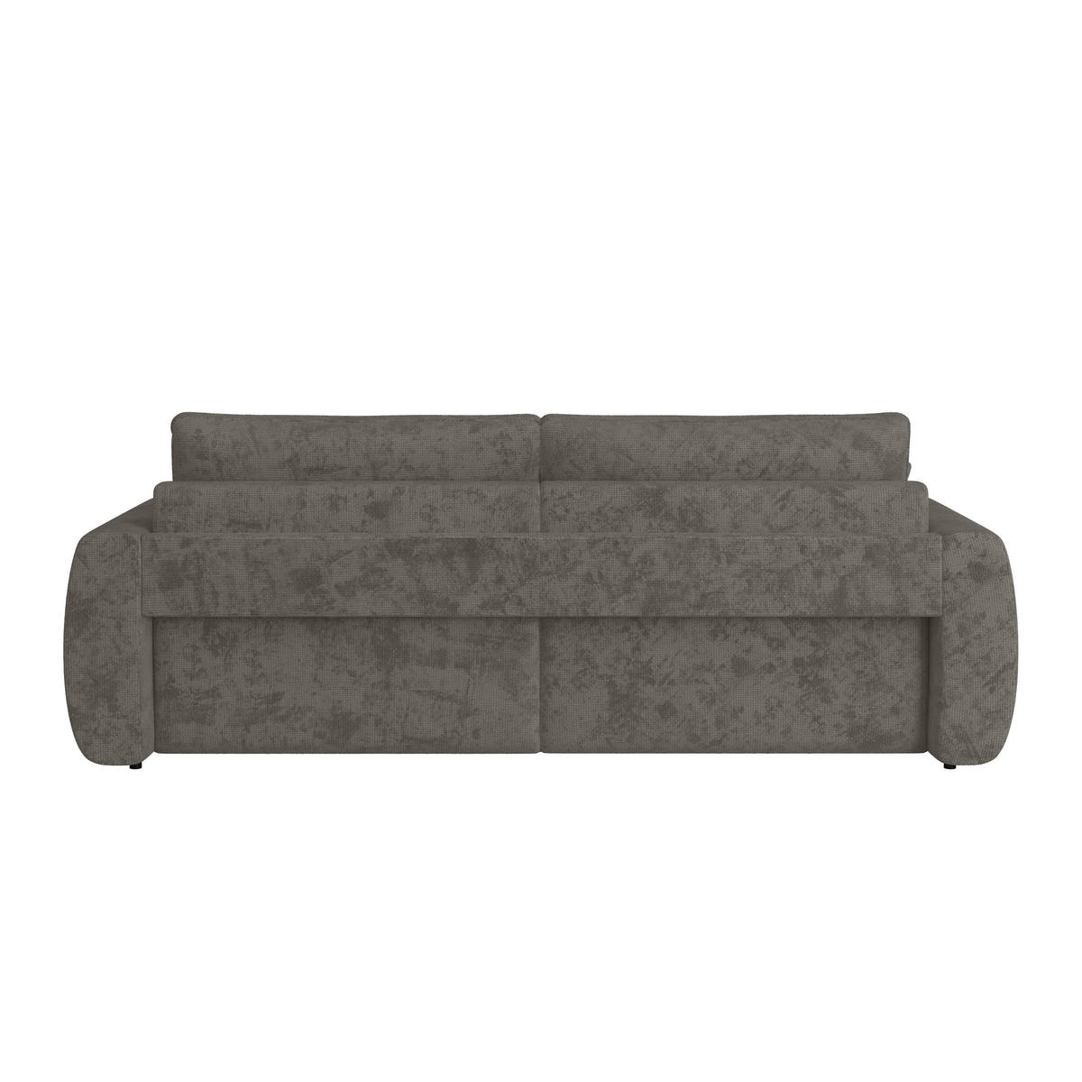 SCHLAFSOFA  mit Stoffauswahl Webstoff Anthrazit  - Anthrazit/Schwarz, MODERN, Holz/Textil (245/74-90/104cm) - MID.YOU