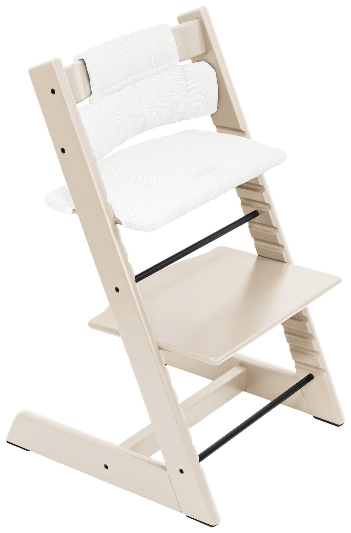 HOCHSTUHL-SET Tripp Trapp Bundles  - Perlmutt, Basics, Holz (83/65/46cm) - Stokke