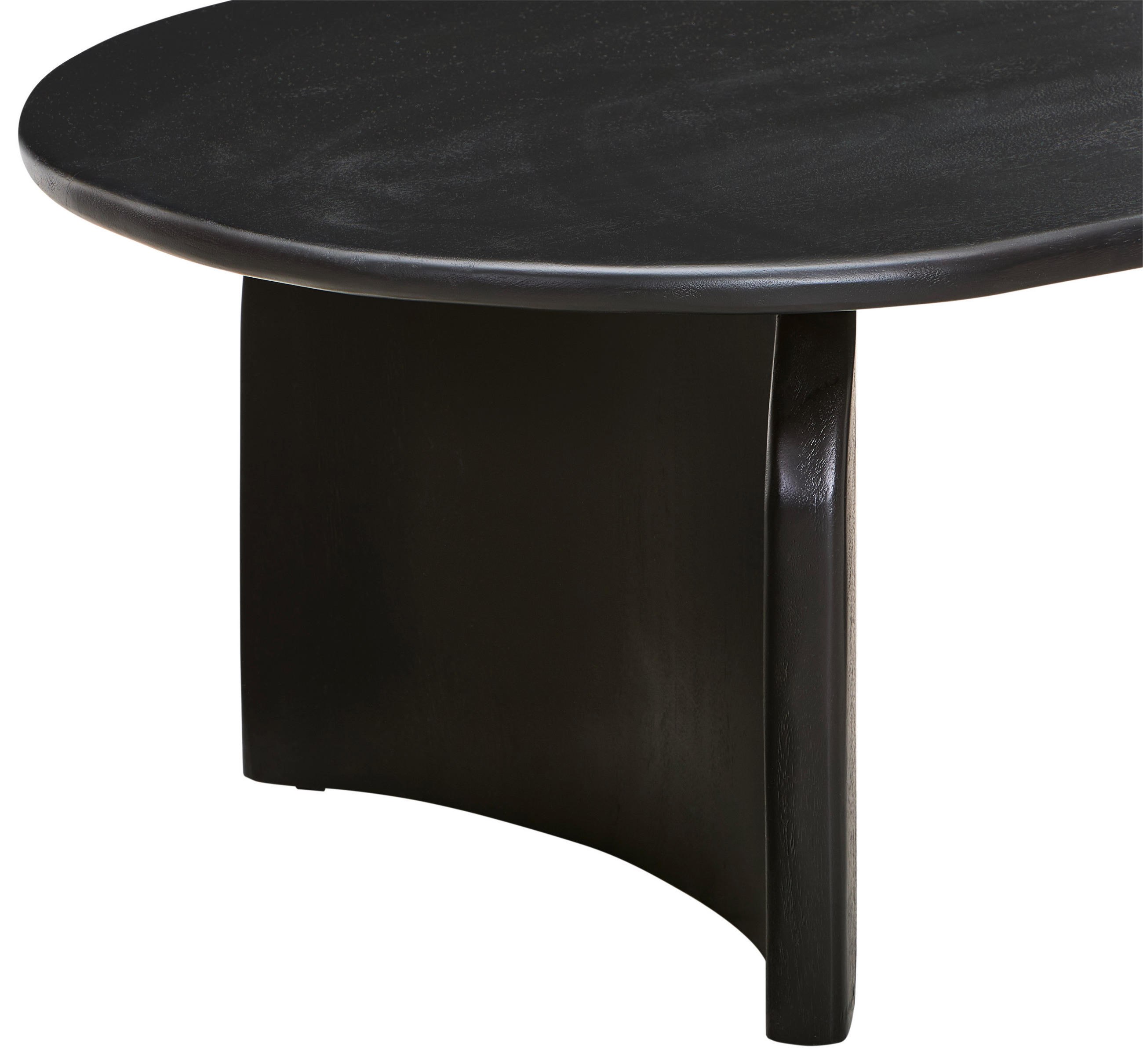 COUCHTISCH Mangoholz massiv oval Dunkelbraun  - Dunkelbraun/Walnussfarben, Design, Holz (120/65/40cm) - Livetastic