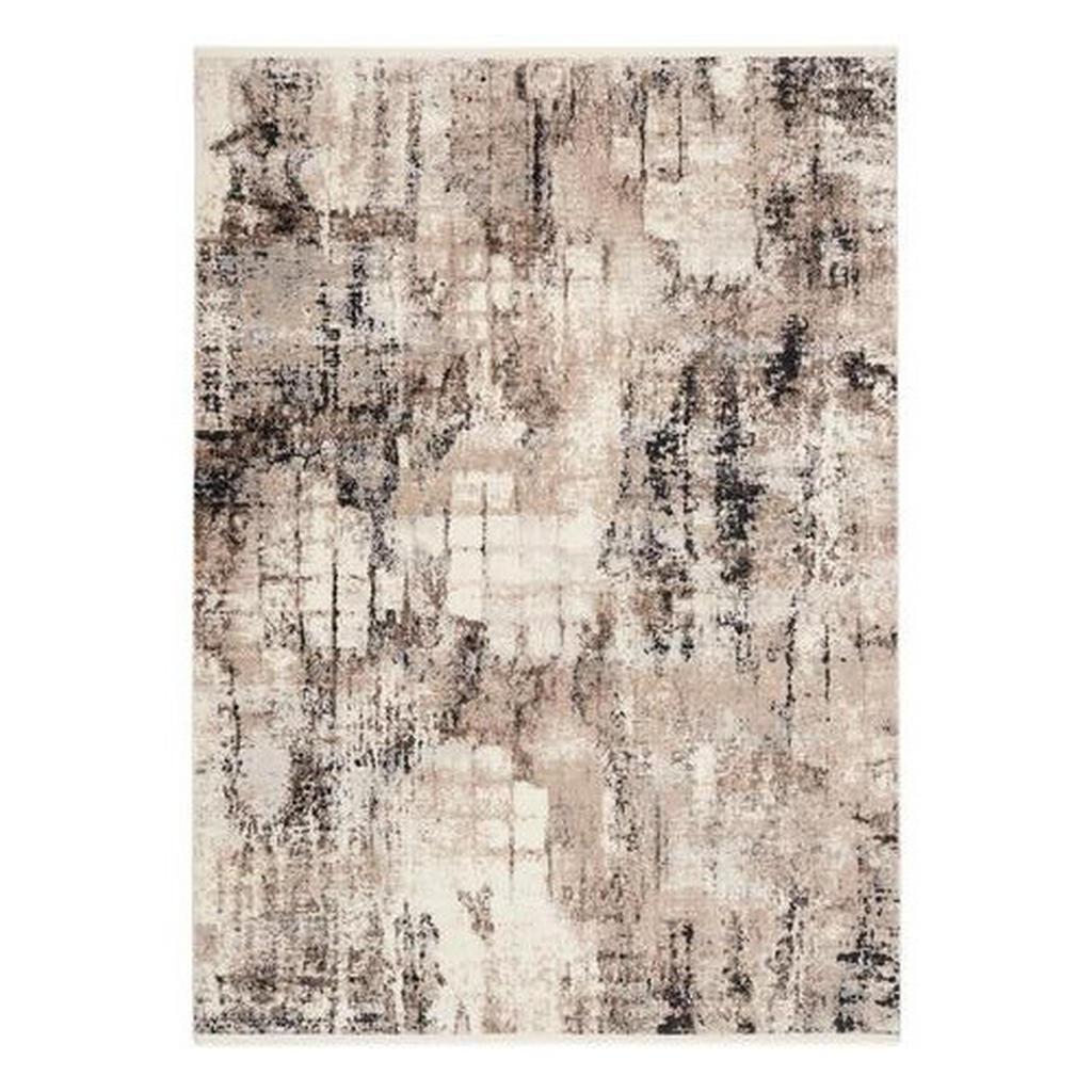 Webteppich Braun/Beige Antibes 65x130 cm