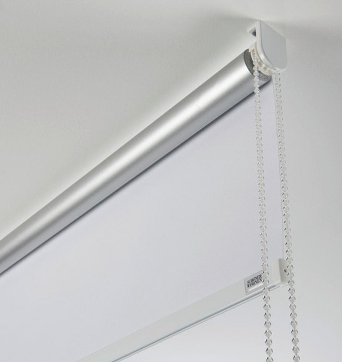 VERDUNKELUNGSROLLO  black-out (lichtundurchlässig)  75/150 cm    - Weiß, Basics, Textil (75/150cm) - Gardinia