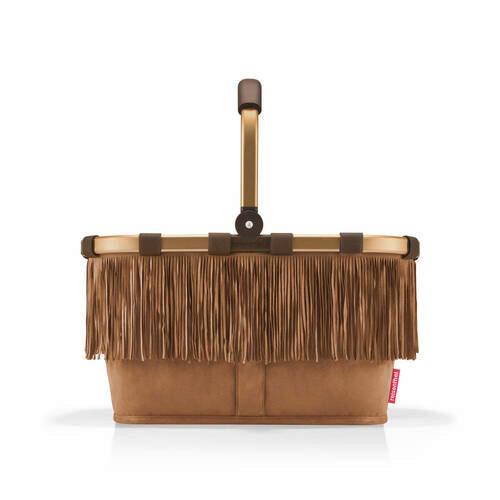 BEVÁSÁRLÓKOSÁR  - konyak, Basics, textil (48/29/28cm) - Reisenthel