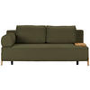 SCHLAFSOFA in Holz, Textil Olivgrün  - Naturfarben/Olivgrün, Design, Holz/Textil (211/88/102cm) - Niels Andersson