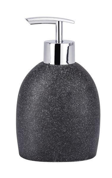 DÁVKOVAČ MYDLA antracitová - antracitová, Basics, plast (9,5/15,1/6,6cm)