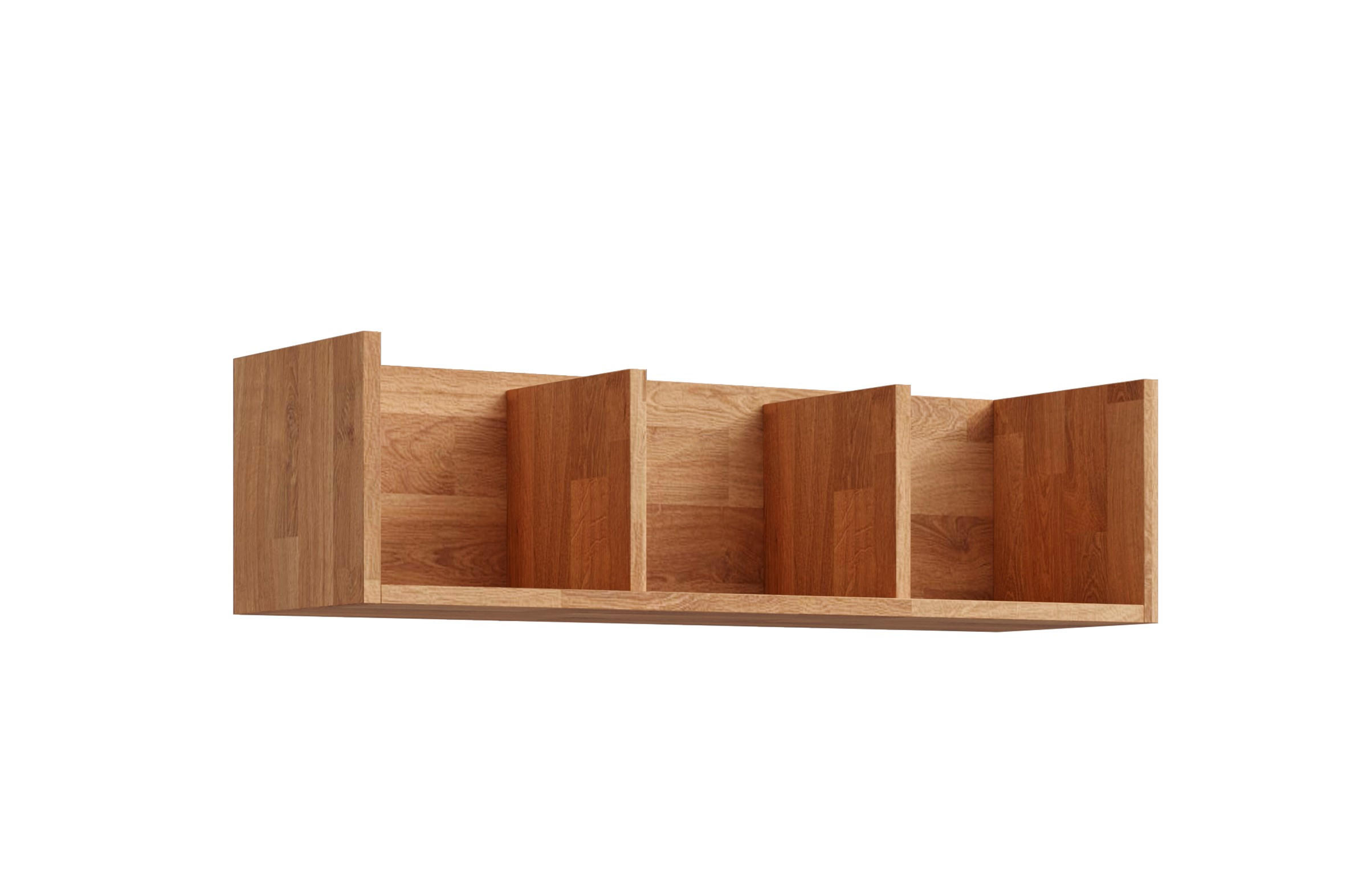 WANDREGAL 80/22/25 cm  - Eichefarben, Natur, Holz (80/22/25cm) - Linea Natura