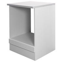 HERDUMBAUSCHRANK 60/85/57 cm  in Weiß  - Hellgrau/Weiß, Holzwerkstoff (60/85/57cm) - FlexWell