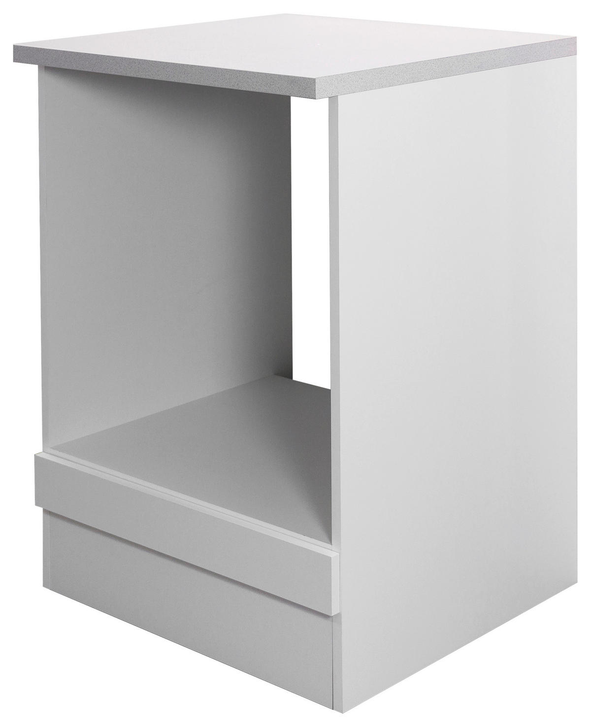 HERDUMBAUSCHRANK 60/85/57 cm  in Weiß  - Hellgrau/Weiß, Holzwerkstoff (60/85/57cm) - FlexWell