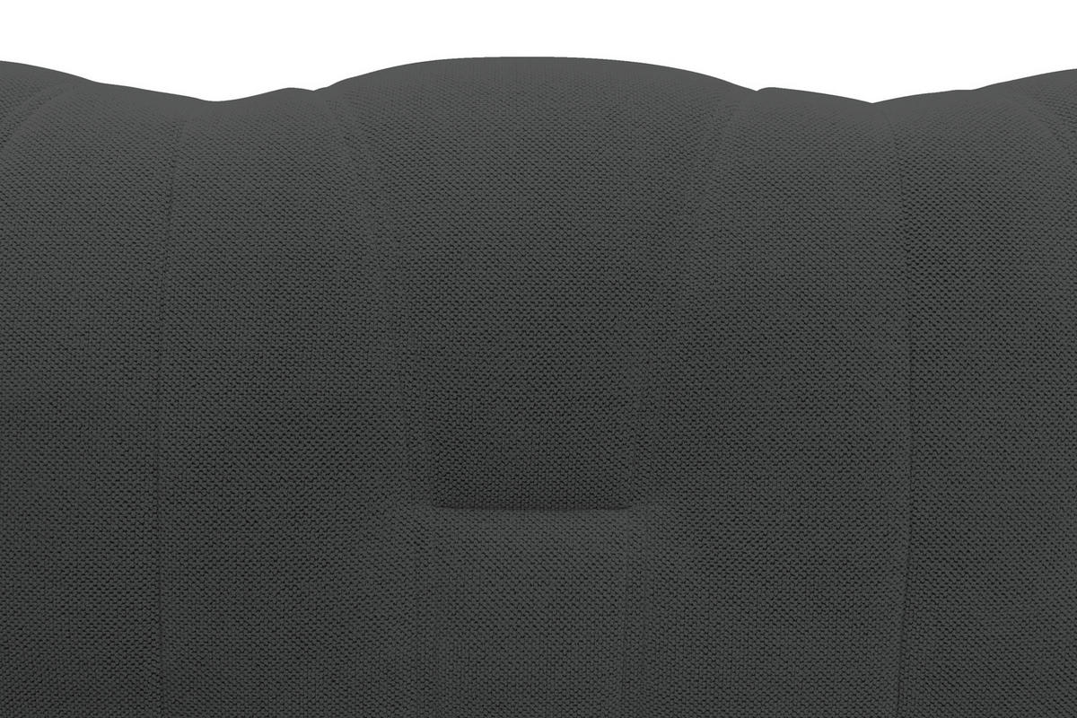 ECKSOFA FLORES FK Dunkelgrau Mikrofaser  - Dunkelgrau/Schwarz, KONVENTIONELL, Kunststoff/Textil (231/142cm) - MID.YOU