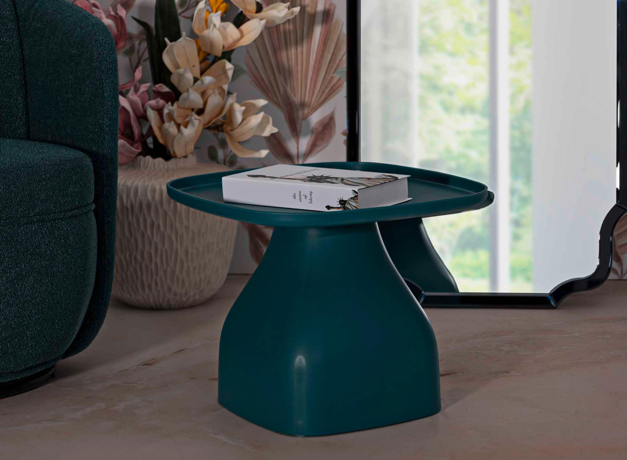 COUCHTISCH - Blau, Basics, Kunststoff (48/38/48cm)