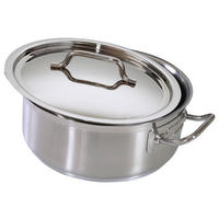 BRATENTOPF PROFI LINE 4,3 l  - Silberfarben, KONVENTIONELL, Metall (24/9,5cm) - Berndorf