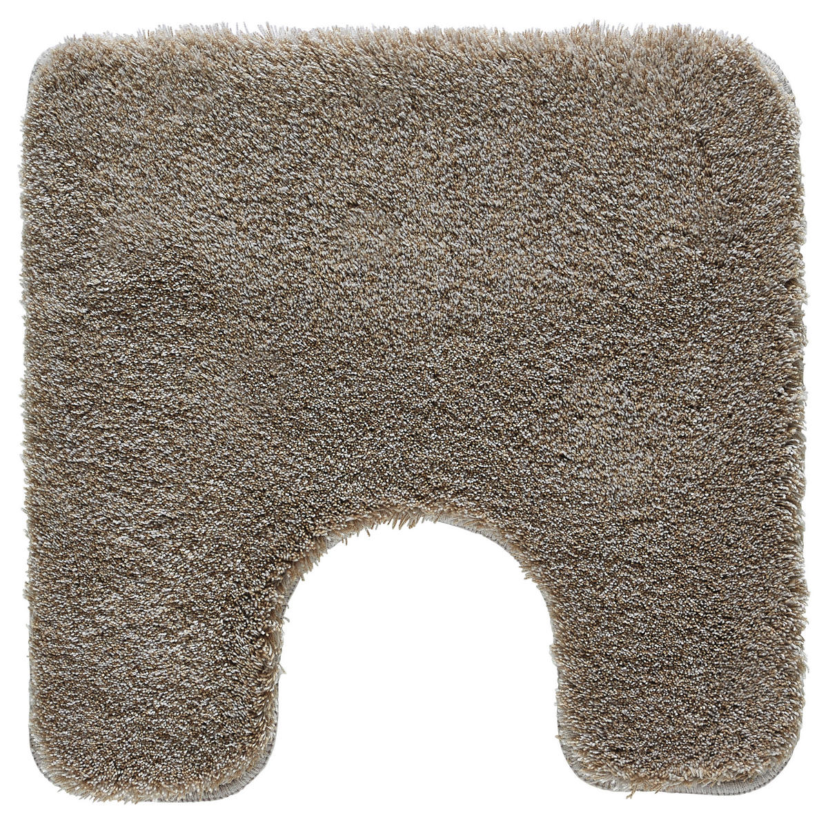 WC-VORLEGER Taupe 55/55 cm  - Taupe, Basics, Kunststoff/Textil (55/55cm) - Kleine Wolke