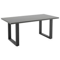 ESSTISCH 200/90/75 cm  Holzwerkstoff in verschiedenen Holzdekoren erhältlich Grau  - Schwarz/Grau, Design, Holzwerkstoff/Metall (200/90/75cm) - Livetastic