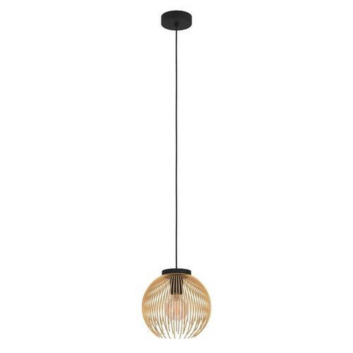 FÜGGŐLÁMPA 23,5/110 cm  - fekete/arany, Trend, fém (23,5/110cm)