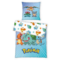 MLADINSKA POSTELJNINA Pokemon 135/140/200 cm renforcé modra, bela  - modra/bela, Konvencionalno, tekstil (135/140/200cm) - POKEMON