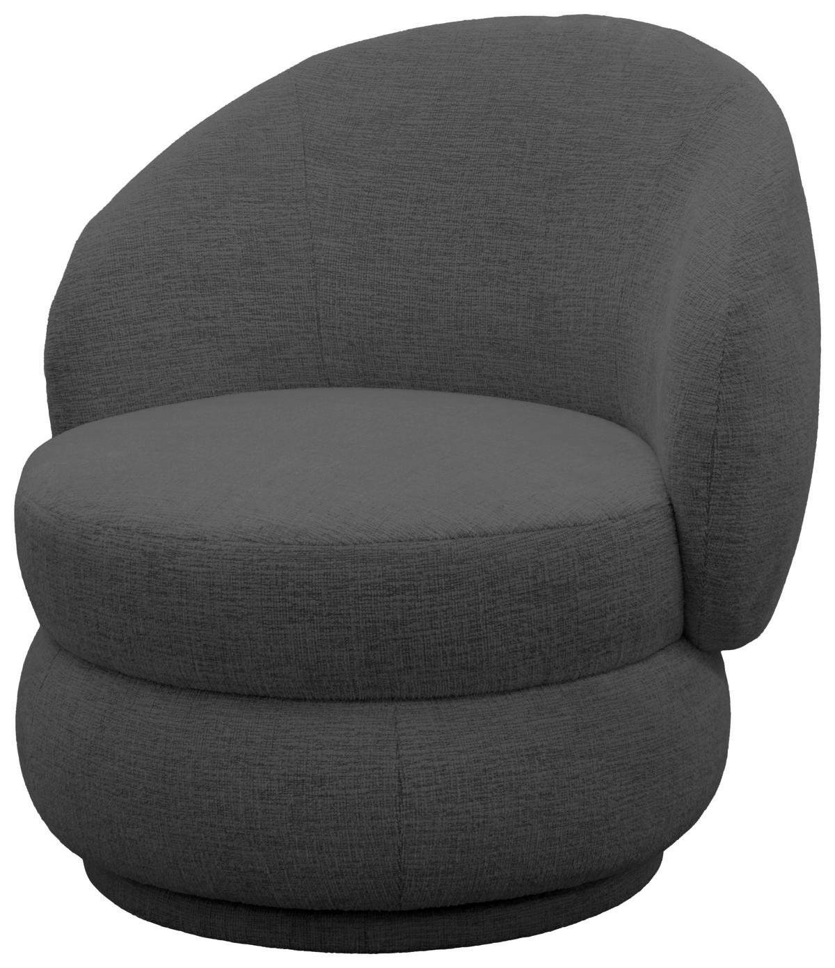 SESSEL in Chenille Grau  - Beige/Grau, MODERN, Textil (82/80/82cm) - Livetastic