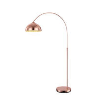 BOGENLEUCHTE 92/30/196 cm    - Kupferfarben, Design, Kunststoff/Metall (92/30/196cm) - Globo