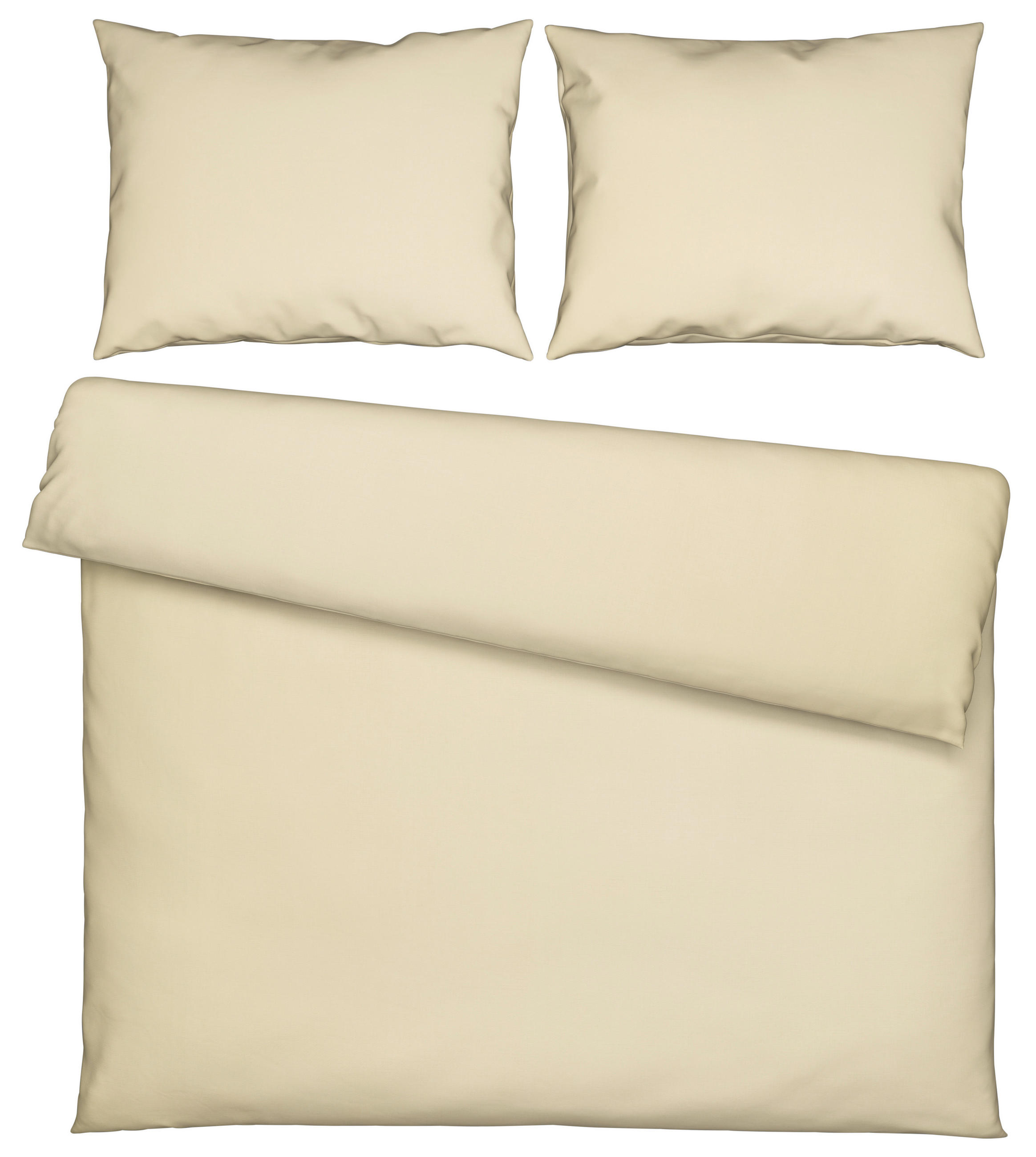 POVLEČENÍ, satén, žlutá, 200/200 cm - žlutá, Basics, textil (200/200cm) - Novel