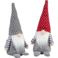 TOMTENISSE  - röd/grå, Lifestyle, textil (10/8/23cm) - X-Mas